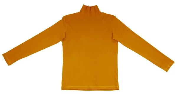 T-셔츠 긴 소매-오렌지 — 스톡 사진