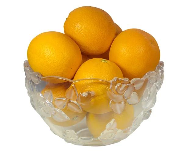 Bowl of oranges — Stock Photo, Image