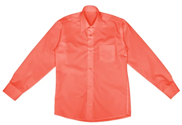 Красная рубашка с длинными рукавами — стоковое фото