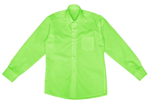 Зеленая рубашка с длинными рукавами — стоковое фото