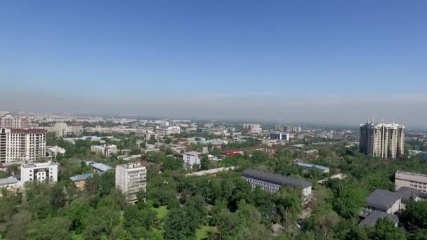 Almatı - havadan görünümü — Stok video