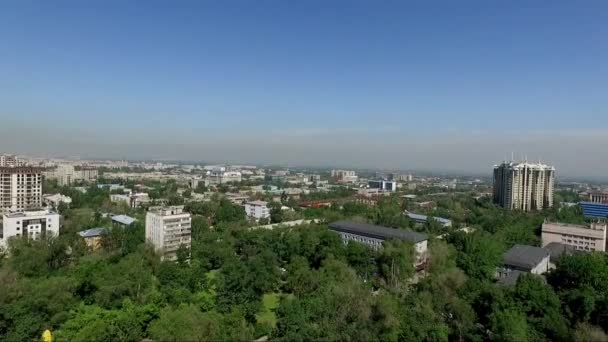 Almaty - Flygfoto — Stockvideo