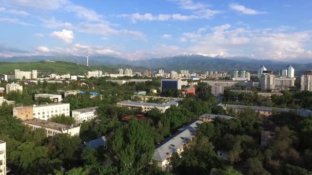 Almaty - Aerial view — Stock Video