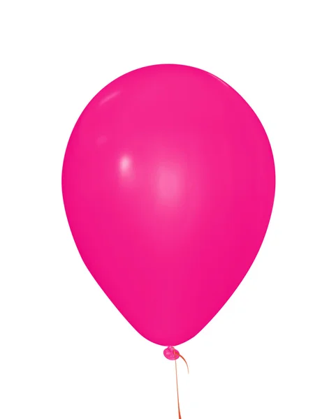 Balon na białym tle - różowy — Zdjęcie stockowe