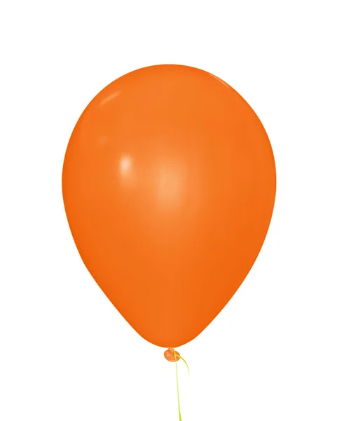 Balon na białym tle - pomarańczowy — Zdjęcie stockowe