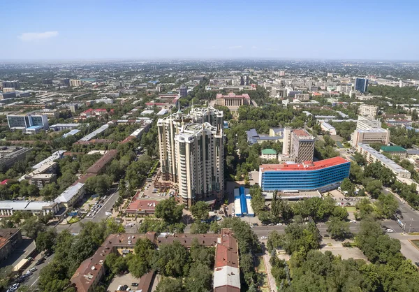 Almaty Pemandangan udara — Stok Foto