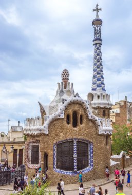 Parc Guell bina giriş