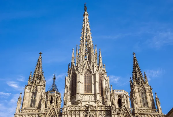 Kutsal haç ve Aziz eulalia katedral — Stok fotoğraf