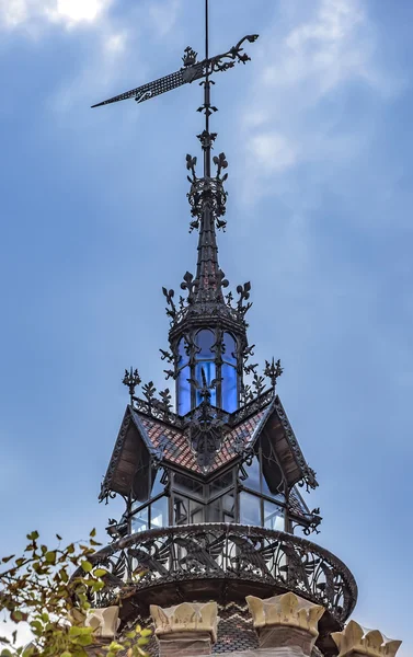 Castell dels Tres ejderha Barcelona'da ayrıntılarını — Stok fotoğraf