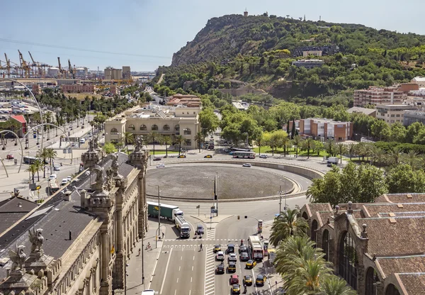 Aerial view of Barcelona — Stock Photo, Image