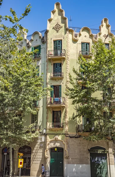Architecture of Rambla del Poblenou street in Barcelona — Stock Photo, Image