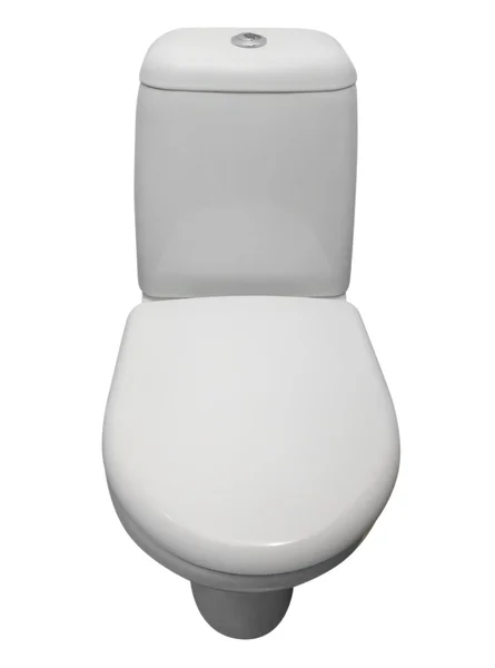 Toilettenschüssel isoliert auf weiß — Stockfoto