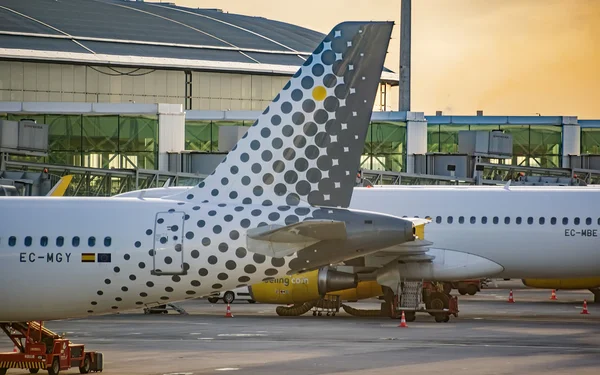 Aeronaves de Vueling Airlines — Foto de Stock