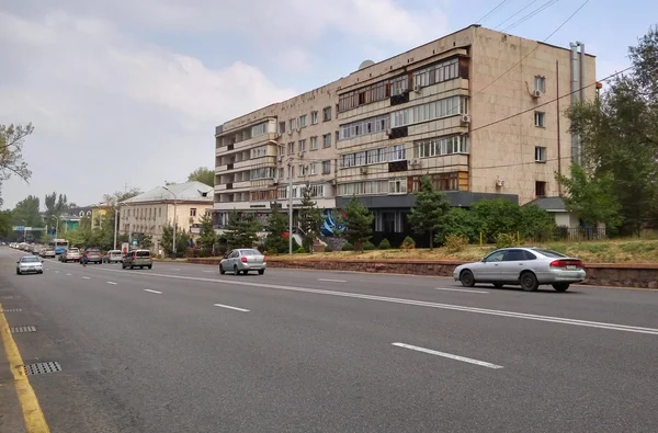 Alma-Ata - de straat van Foermanov — Stockfoto