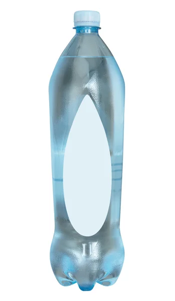 Пластикова пляшка води — стокове фото