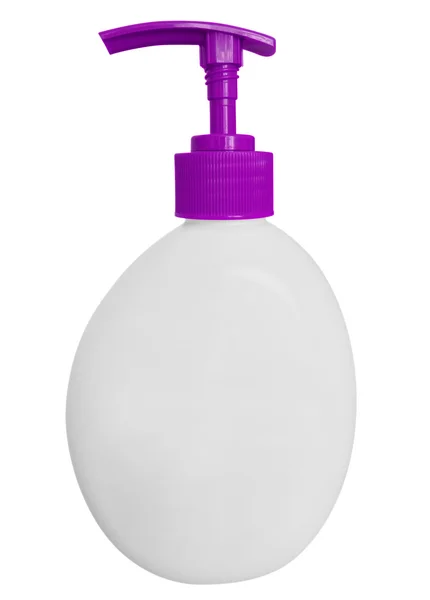 Frasco de tubo cosmético aislado - violeta —  Fotos de Stock