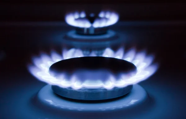 Lågan av gas — Stockfoto