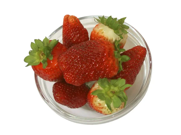 Strawberry maträtt — Stockfoto