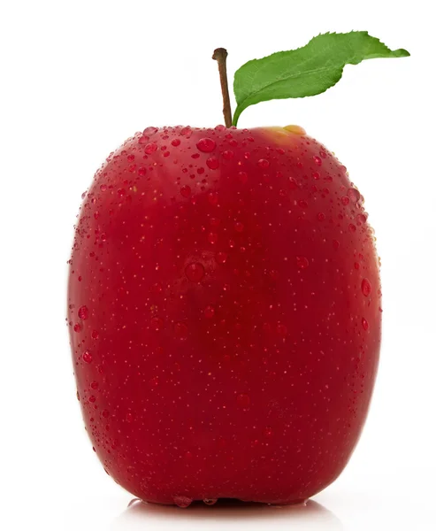 Apple with drops — Stock Photo, Image