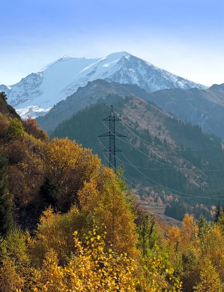 High-voltage power line — Stock Photo, Image