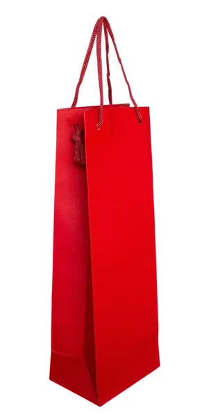 Nákupní taška červená — Stock fotografie