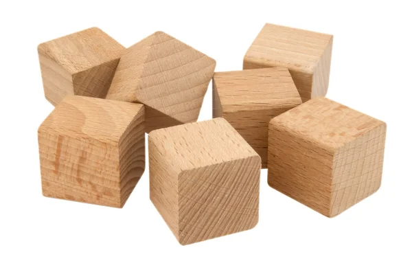 Blocos de madeira — Fotografia de Stock
