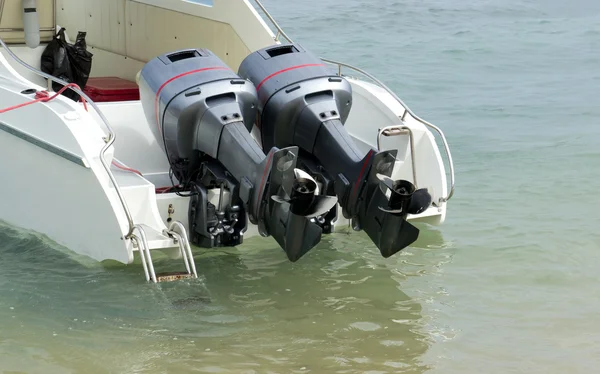 Engine of boat — Stock Photo, Image