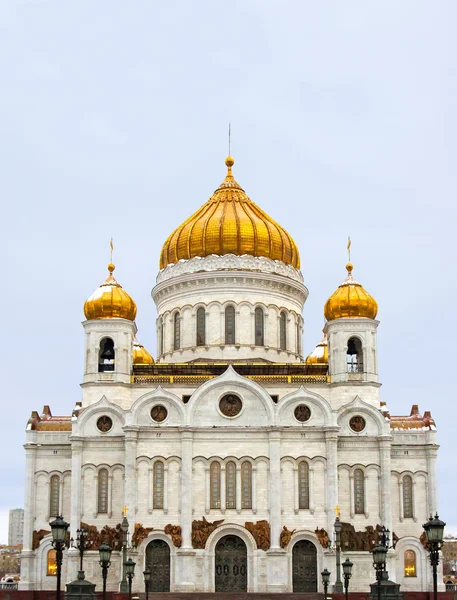 Moskva, katedralen i Kristus Frelseren - Stock-foto