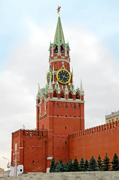 Moscow, Spasskaya Tower — Stock Photo, Image