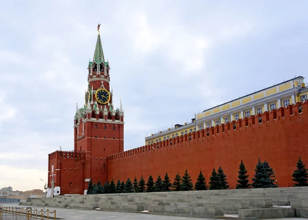 Moskou, Spasskaya Tower Stockfoto