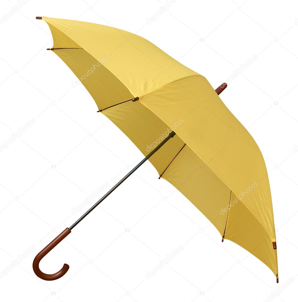 umbrella yellow opened