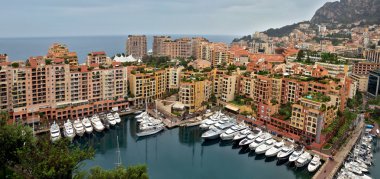 Monaco - mimari Fontvieille bölge