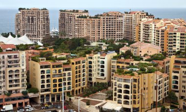 Monaco - mimari Fontvieille bölge