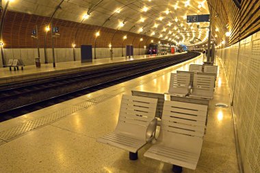 Monaco - Train station clipart