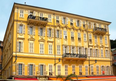 Nice - Cours Saleya sokak bina eski