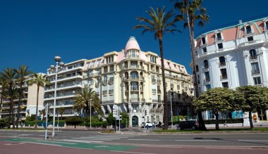 Nice - mimari Promenade des Anglais boyunca