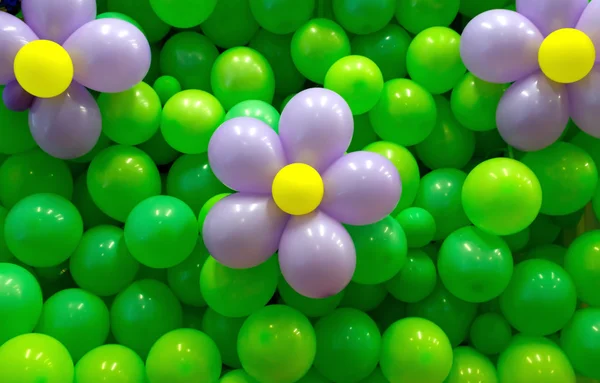Balony kwiaty — Zdjęcie stockowe