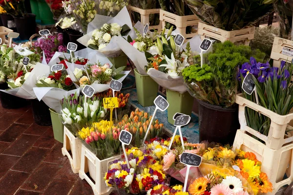 Nice - Fleurs dans le marché de la rue — Photo