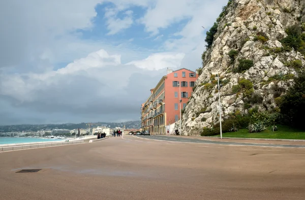 Nice - architektura wzdłuż Promenade des Anglais — Zdjęcie stockowe