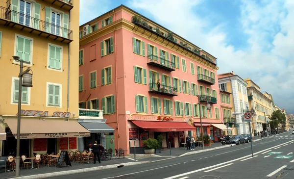 Nice - Arquitetura ao longo Promenade des Anglais — Fotografia de Stock