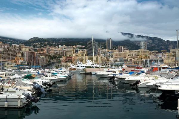 Monaco - Yachts dans le port Hercules — Photo