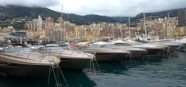 Monaco - Yachts dans le port Hercules — Photo