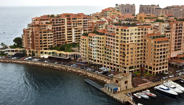 Mónaco - Arquitectura Fontvieille el distrito — Foto de Stock