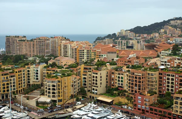 Monaco - fontvieille hamnen — Stockfoto