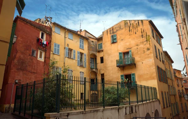 Niza - Arquitectura de la ciudad de Niza en el casco antiguo — Foto de Stock