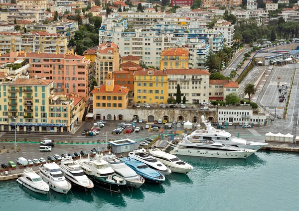 Cidade de Nice - Vista do Porto de Nice — Fotografia de Stock