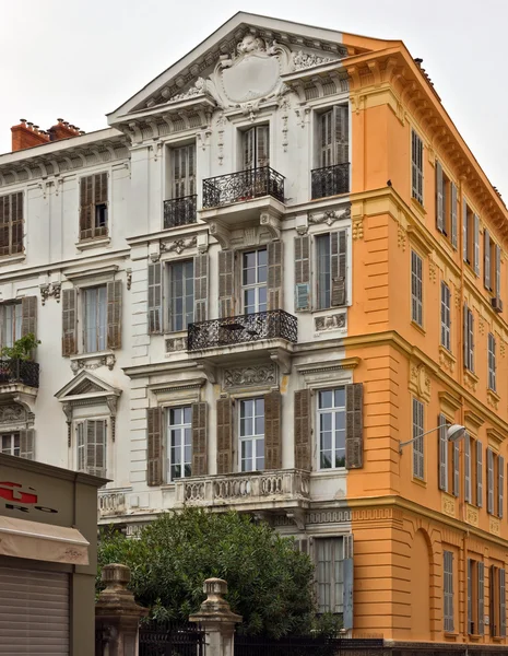 Miasta Nicea - architektura wzdłuż Promenade des Anglais — Zdjęcie stockowe