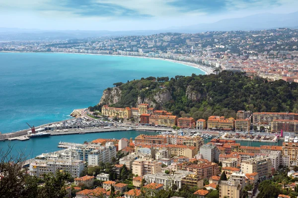 Niza - vista desde Fort du Mont Alban — Foto de Stock