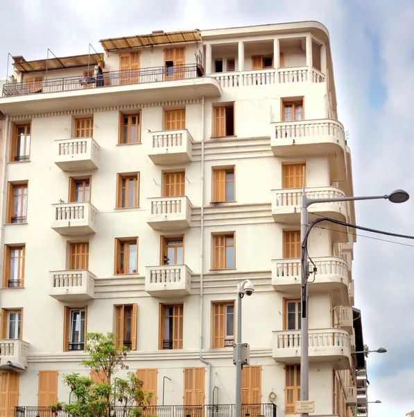 Ciudad de Niza - Arquitectura de edificios — Foto de Stock