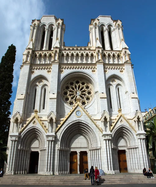 Ницца - Basilique Notre Dame — стоковое фото